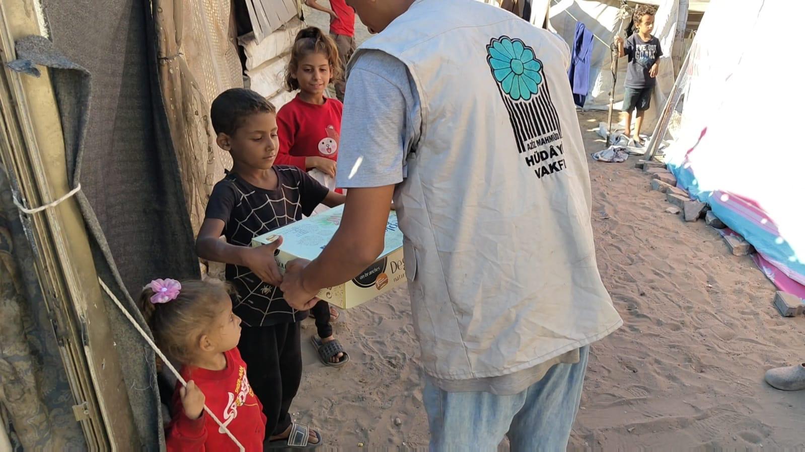 HÜDAYİ GAZZE YARDIMLARIMIZ DEVAM EDİYOR