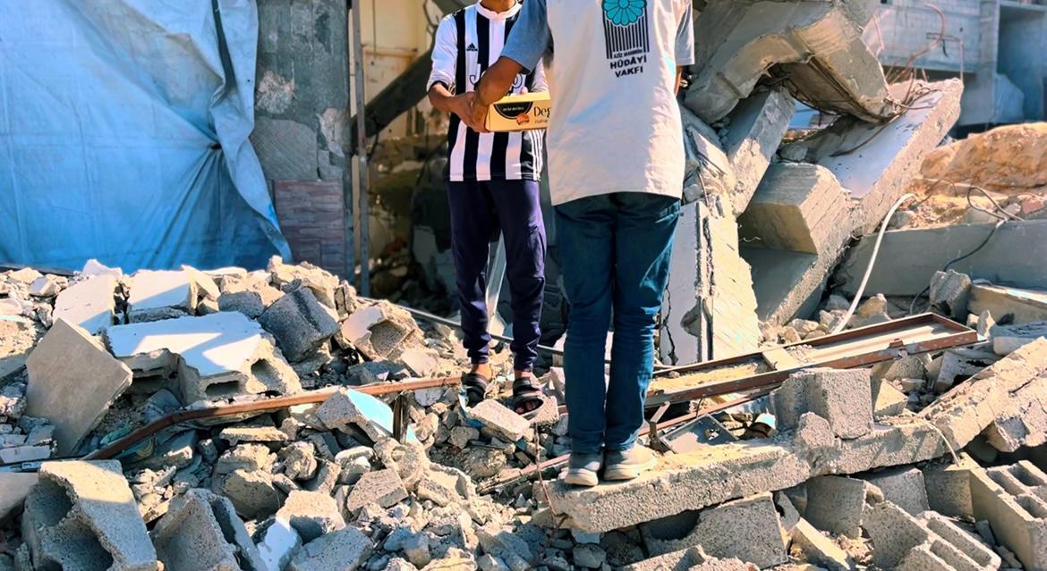 HÜDAYİ GAZZE YARDIMLARIMIZ DEVAM EDİYOR