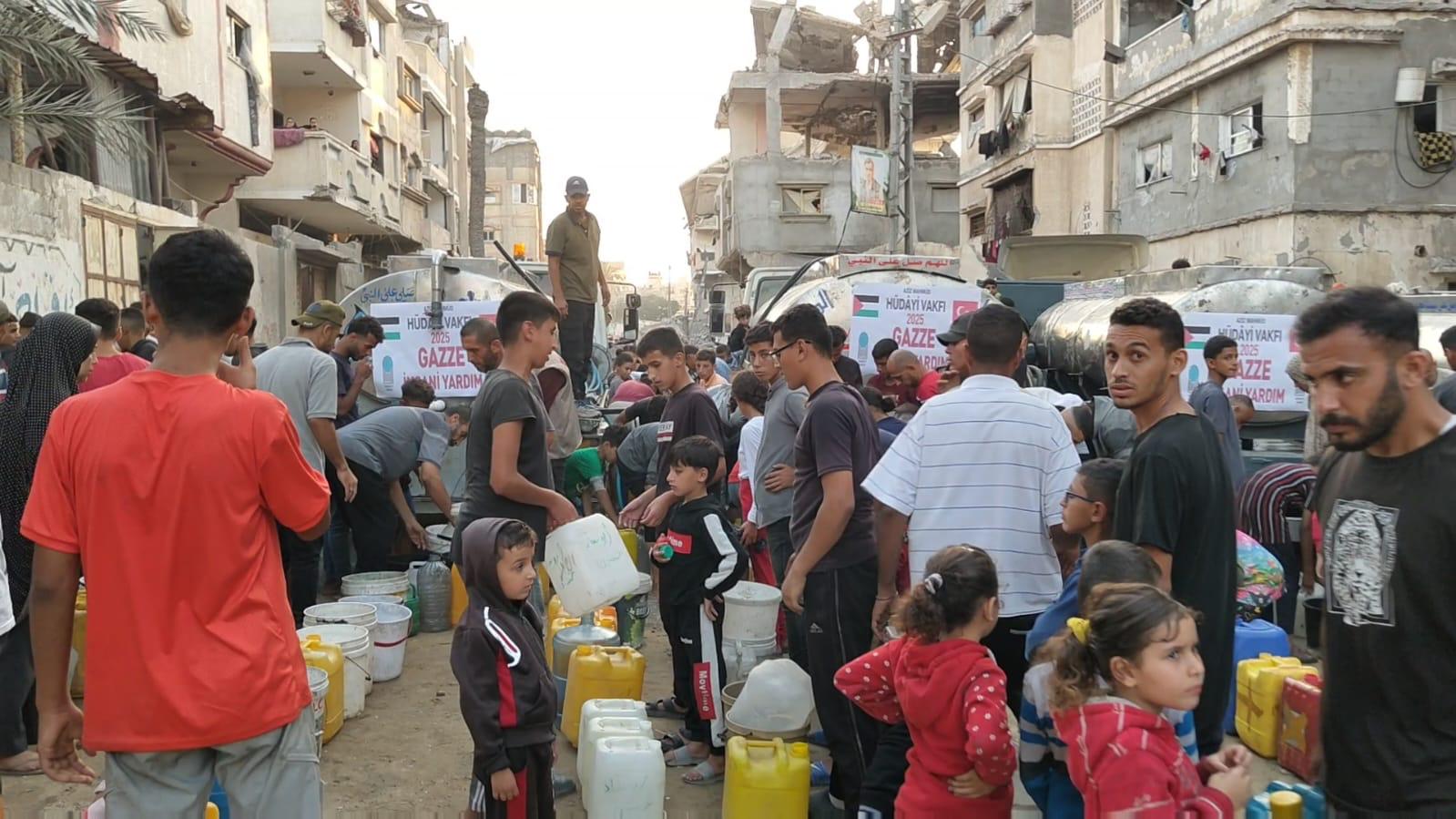 HÜDAYİ GAZZE YARDIMLARIMIZ DEVAM EDİYOR