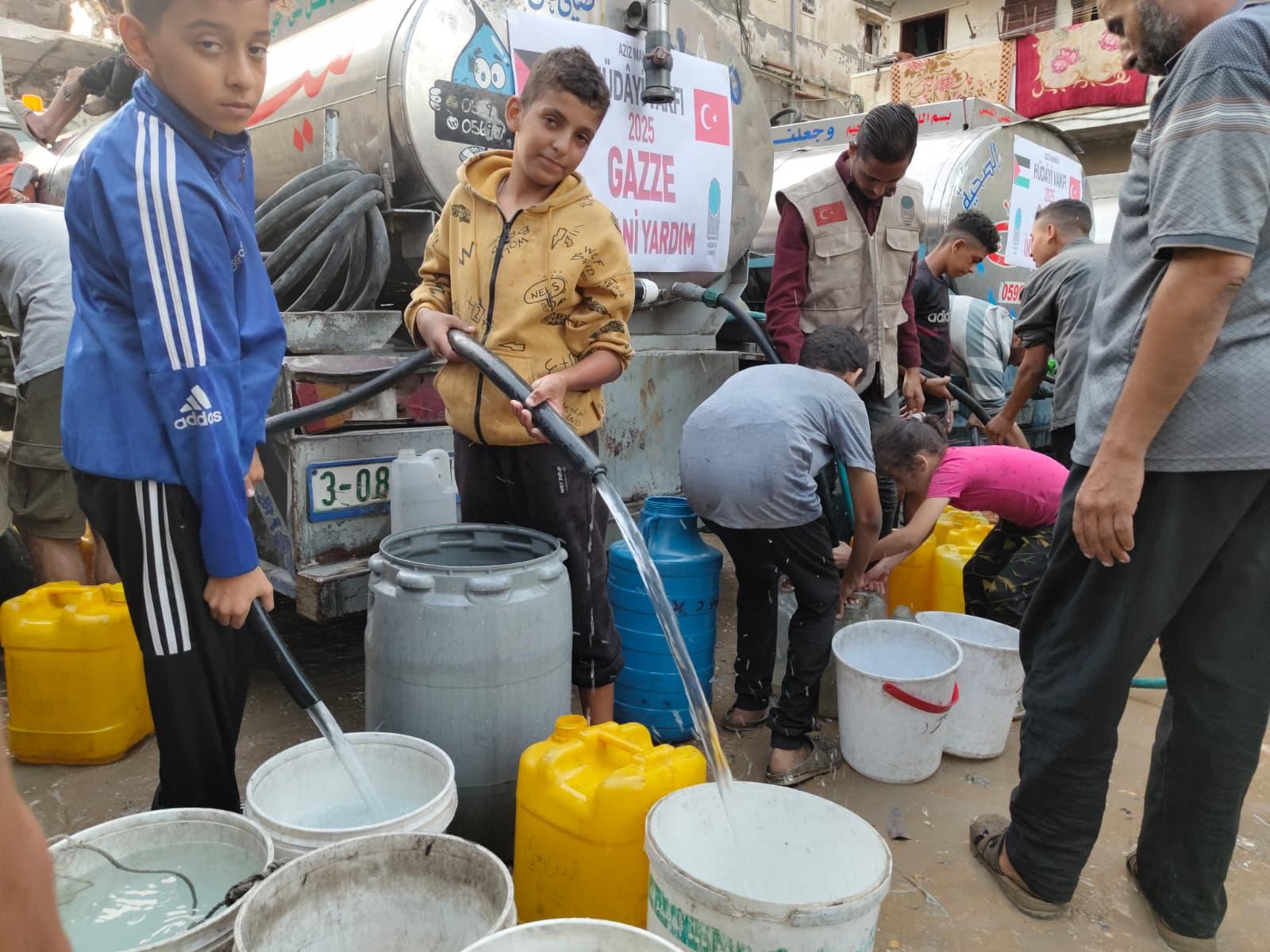 HÜDAYİ GAZZE YARDIMLARIMIZ DEVAM EDİYOR