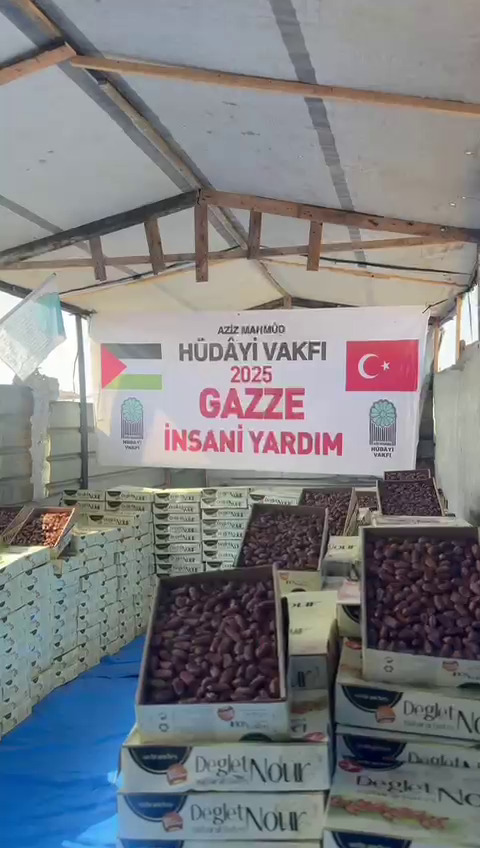HÜDAYİ GAZZE YARDIMLARIMIZ DEVAM EDİYOR
