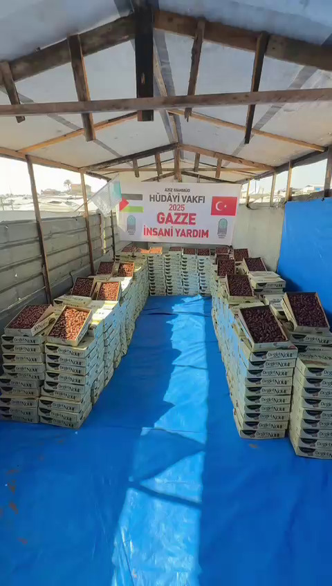 HÜDAYİ GAZZE YARDIMLARIMIZ DEVAM EDİYOR
