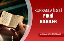 KURBANLA İLGİLİ FIKHİ BİLGİLER