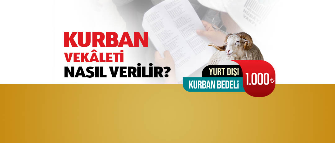 Kurban Vekaleti Nasil Verilir Hudayi Vakfi